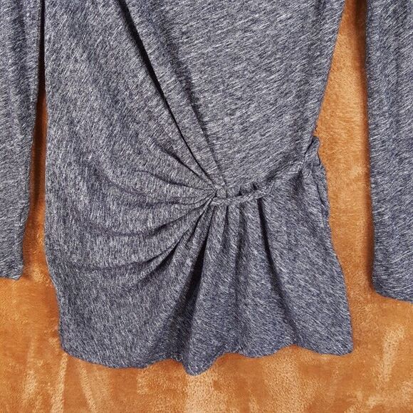 THAKOON Womens Dress Small Gray Pullover Mini Draped Braided Stretch Knit - Picture 2 of 8